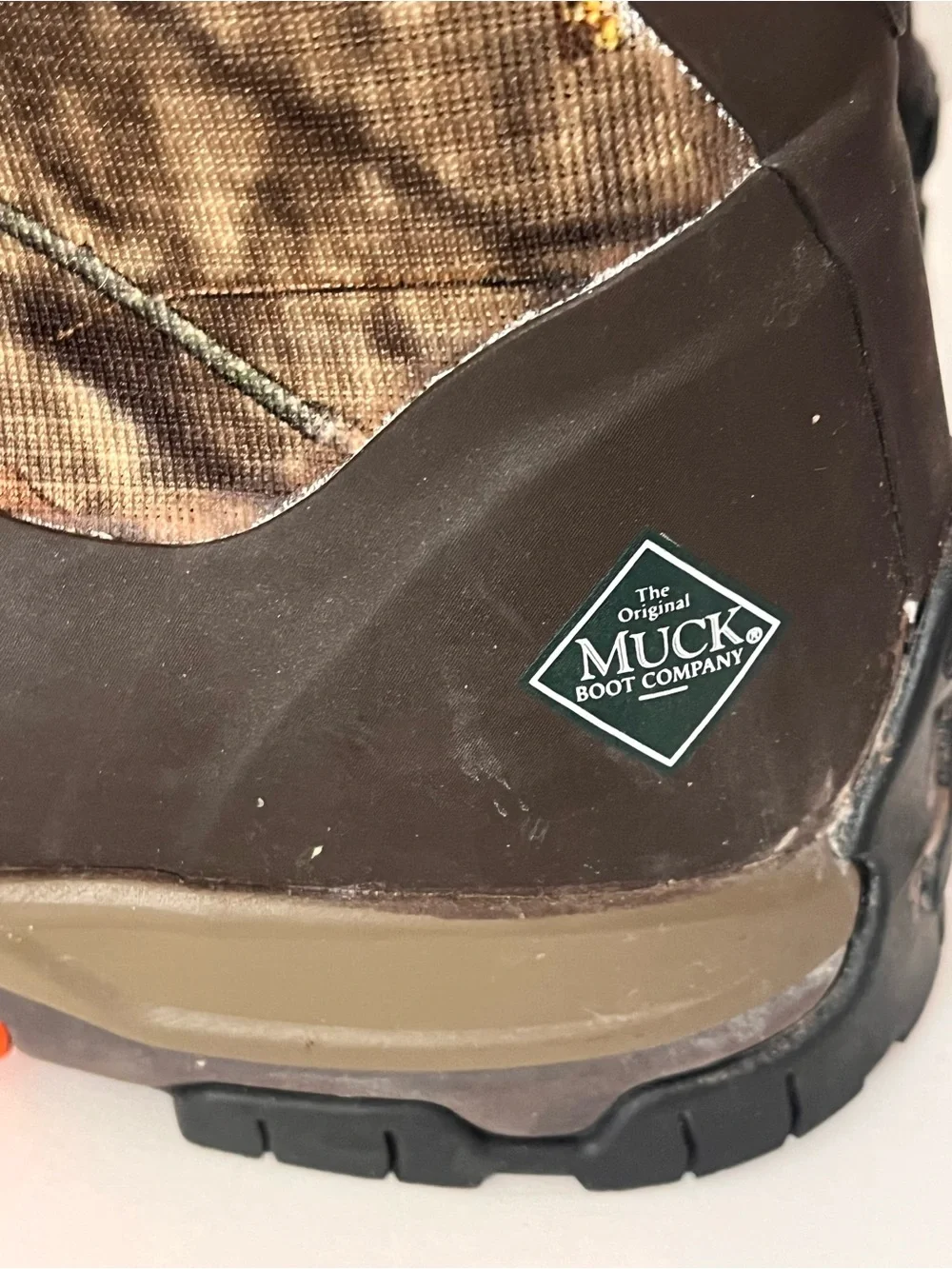 Original Muck Boot Co Men's Apex Mid Zip Boots Mens 13 Camo Waterproof w/Flaw